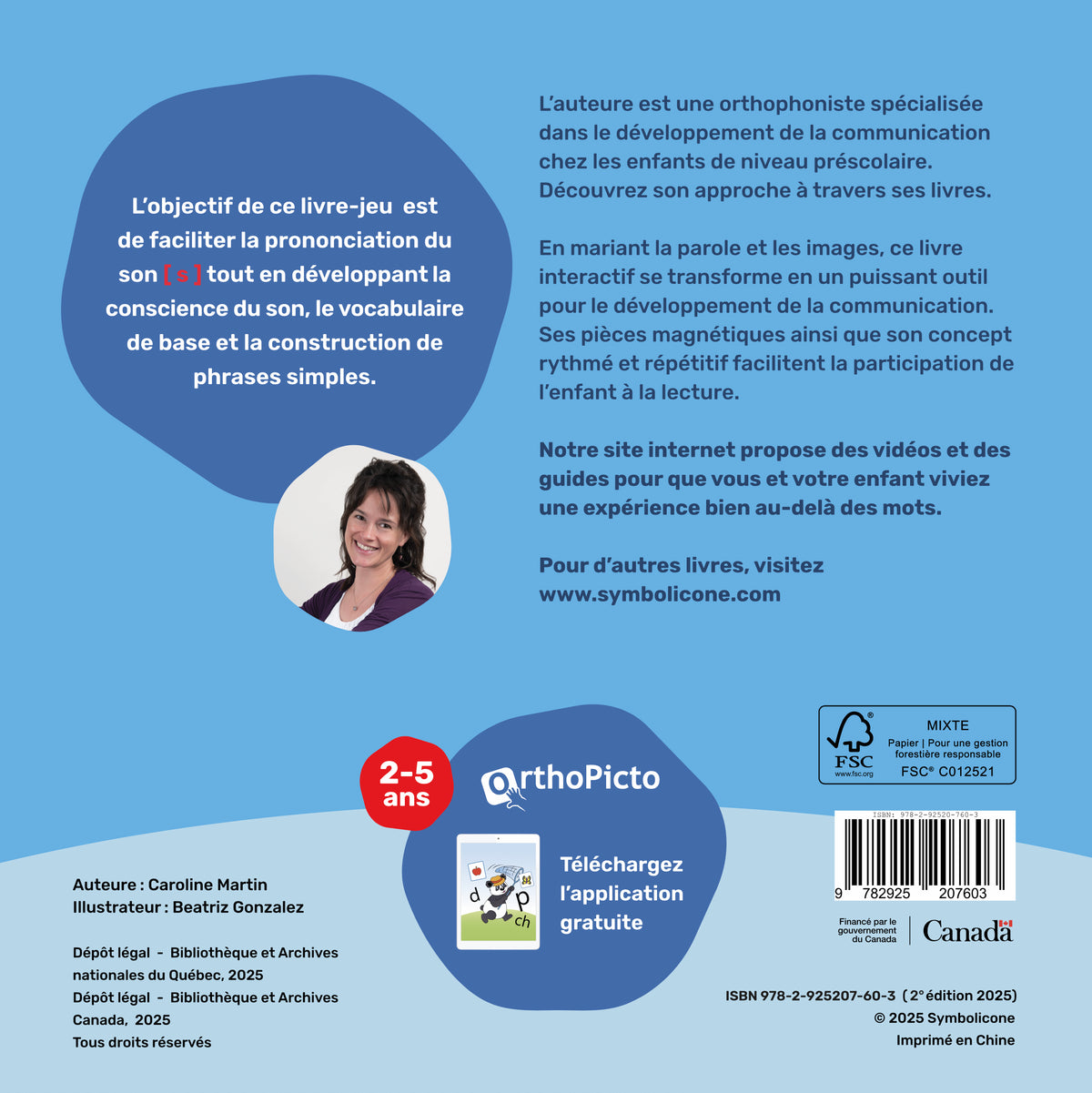 Quatrième de couverture de « Je prononce le son [s] avec la souris »