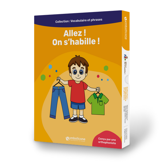 Boîte du livre magnétique « Allez ! On s'habille ! »
